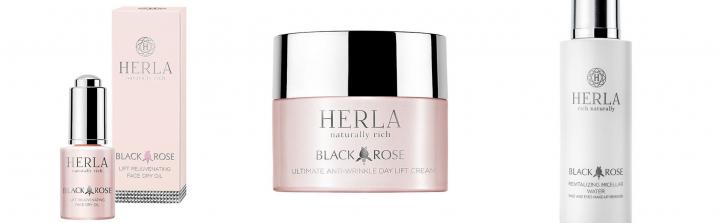 Odmładzająca moc róż w serii Black Rose marki Herla